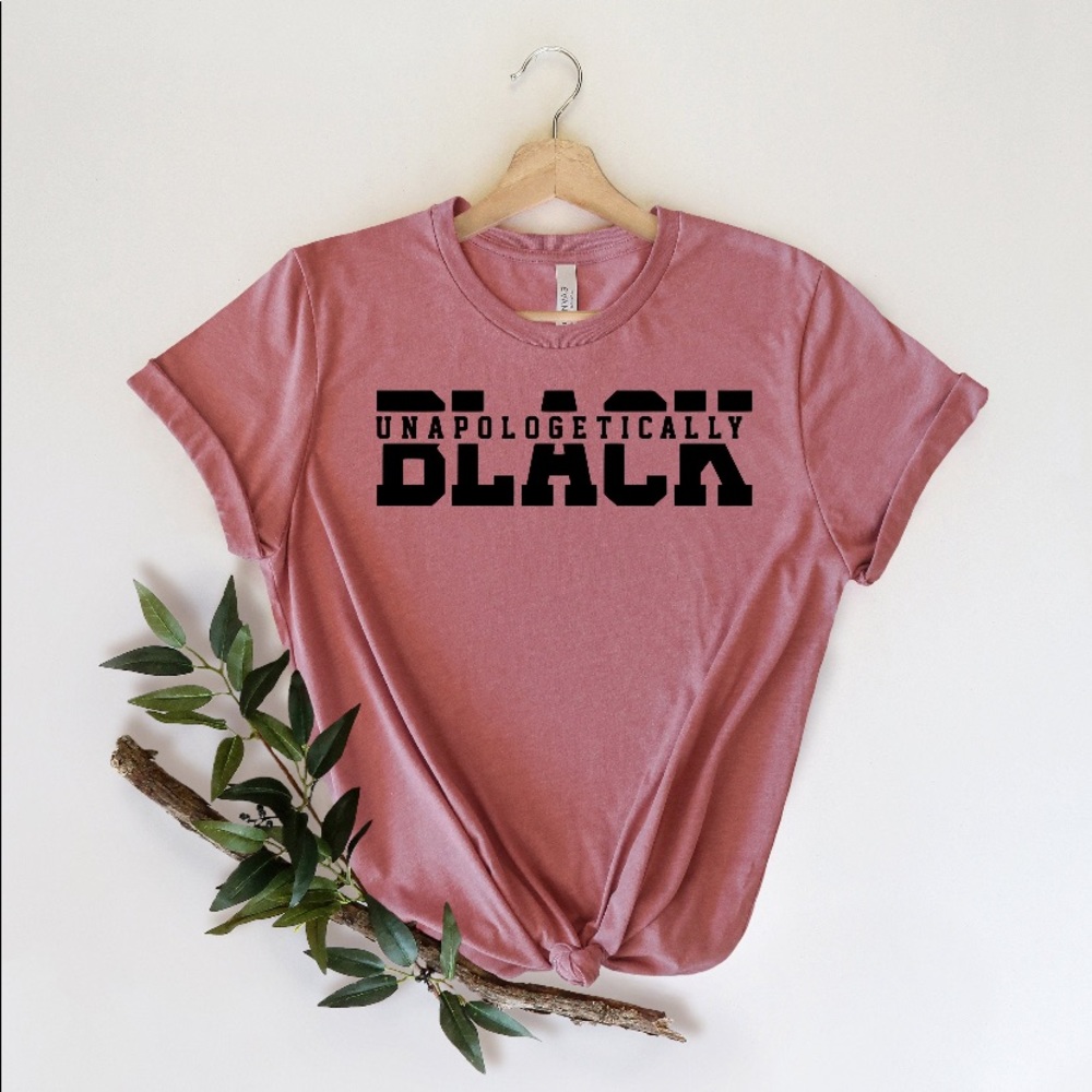 unapologetically black tee